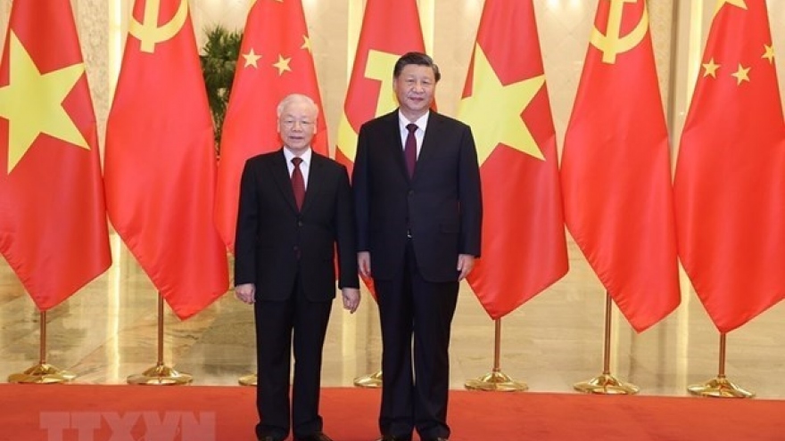 Top Chinese leader sends thank-you letter to Vietnamese Party chief